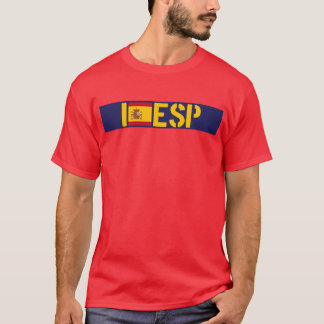 Amo la camiseta de la raya de ESPAÑA