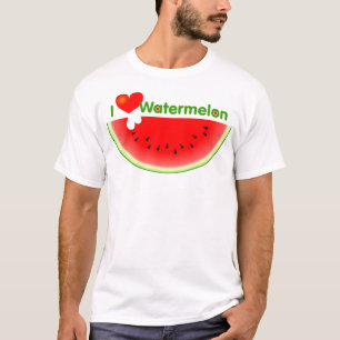 Amo la camiseta de la sandía