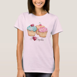 Amo la camiseta de las magdalenas (del corazón)