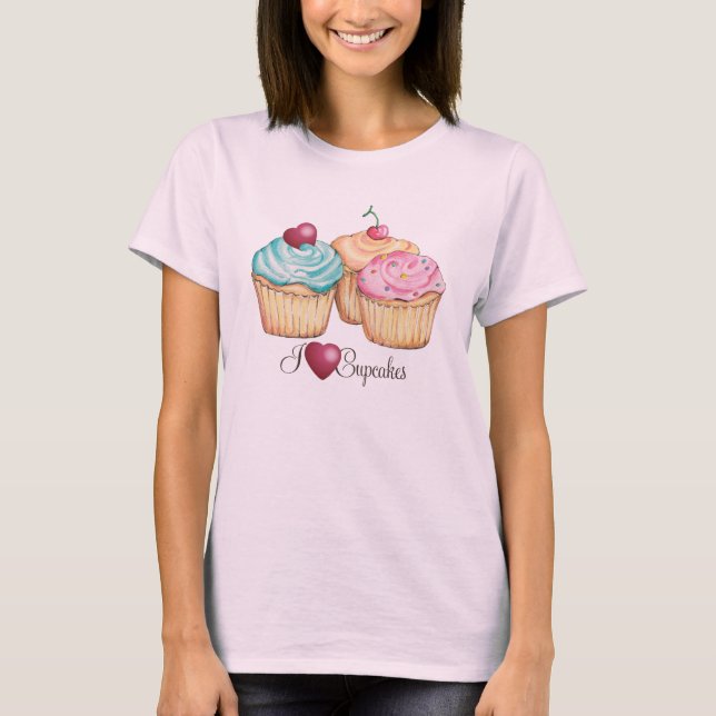 Amo la camiseta de las magdalenas (del corazón) (Anverso)