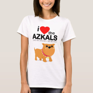 Amo la camiseta de las mujeres de Azkals