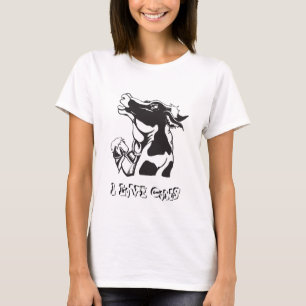 Amo la camiseta de las vacas
