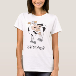 Amo la camiseta de las vacas