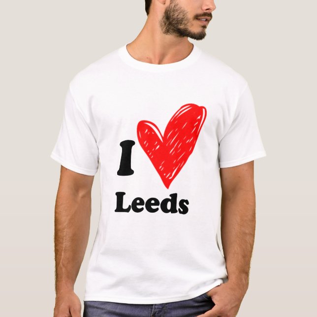 Amo la camiseta de Leeds (Anverso)