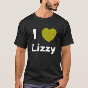 Amo la camiseta de Lizzy (el negro)