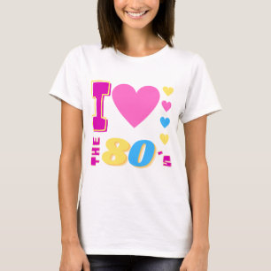 Amo la camiseta de los 80