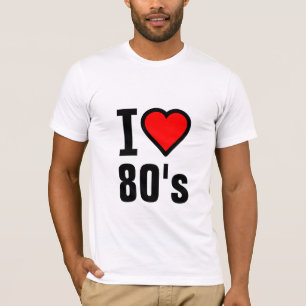 Amo la camiseta de los 80