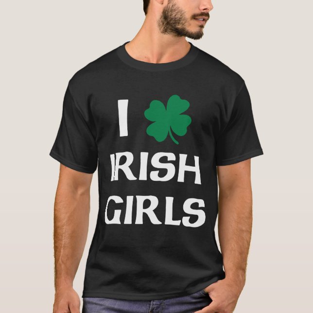 Amo la camiseta de los Chicas irlandeses (Anverso)