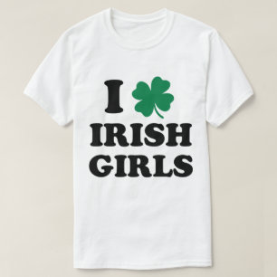 Amo la camiseta de los Chicas irlandeses