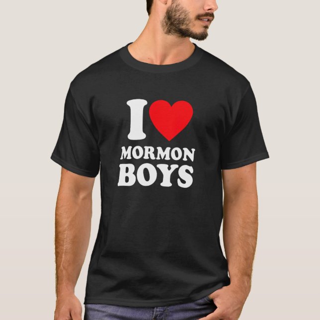 Amo la camiseta de los chicos mormones (Anverso)