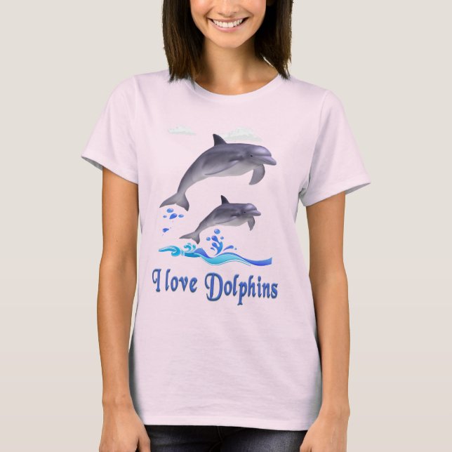 Amo la camiseta de los delfines (Anverso)