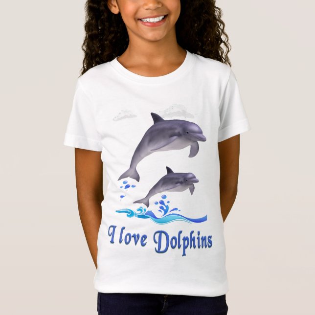 Amo la camiseta de los delfines (Anverso)