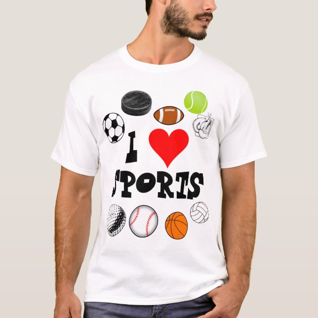 AMO LA CAMISETA DE LOS DEPORTES (Anverso)
