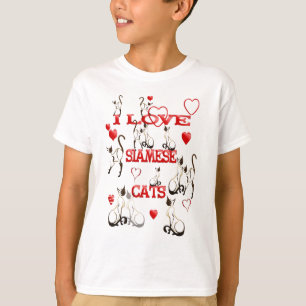 AMO la camiseta de los GATOS SIAMESES