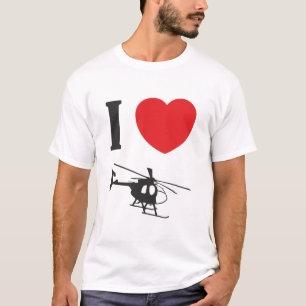Amo la camiseta de los helicópteros