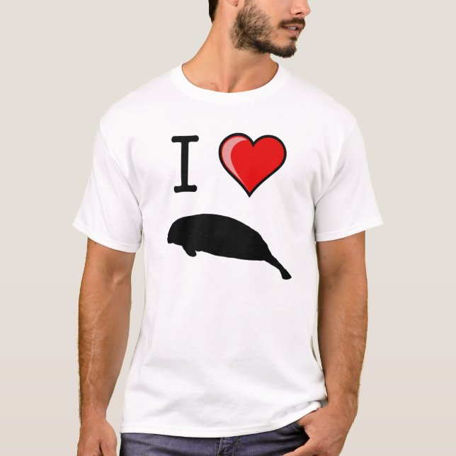 Amo la camiseta de los Manatees (Anverso)