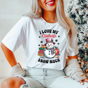Amo la camiseta de los Navidades de mis estudiante