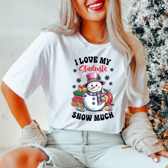 Amo la camiseta de los Navidades de mis estudiante (Subido por el creador)