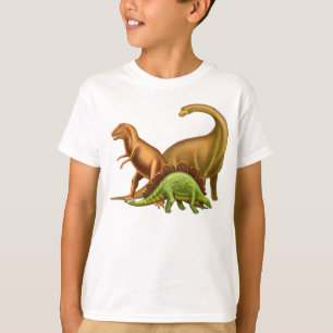Amo la camiseta de los niños de los dinosaurios