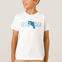 Amo la camiseta de los niños del recuerdo del mapa