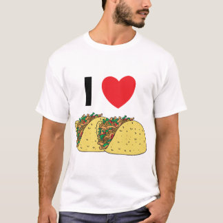 Amo la camiseta de los niños del Tacos