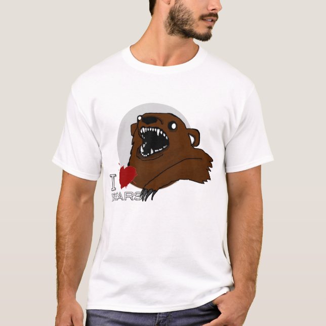 Amo la camiseta de los osos (Anverso)