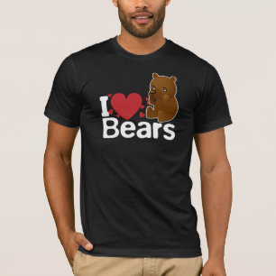 Amo la camiseta de los osos