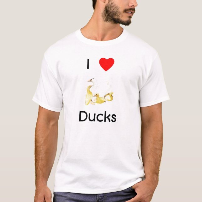 Amo la camiseta de los patos (Anverso)