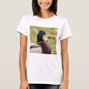 Amo la camiseta de los patos