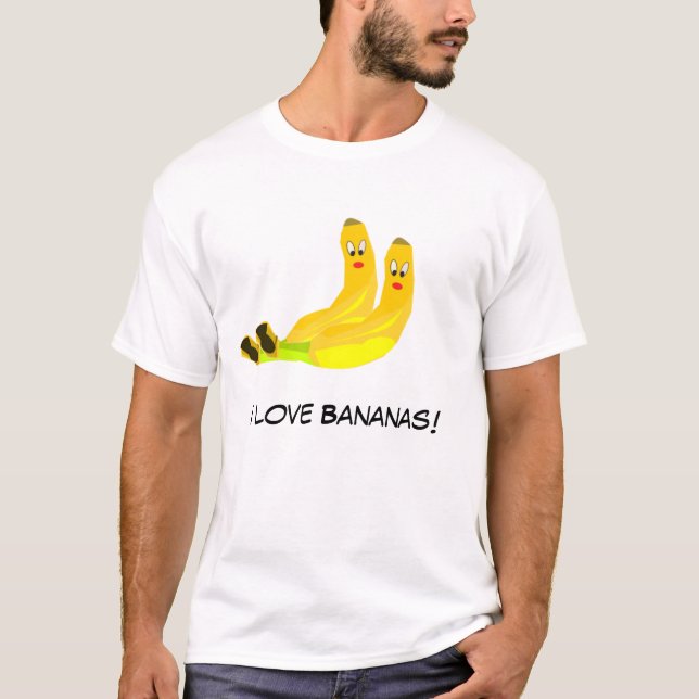Amo la camiseta de los plátanos (Anverso)