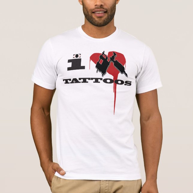 AMO LA CAMISETA de los TATUAJES (Anverso)
