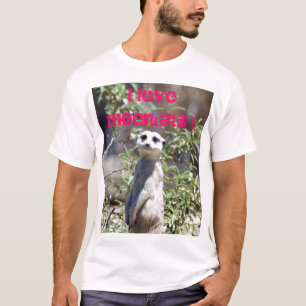 Amo la camiseta de Meerkats