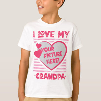 Amo la camiseta de mi abuelo Personalizado