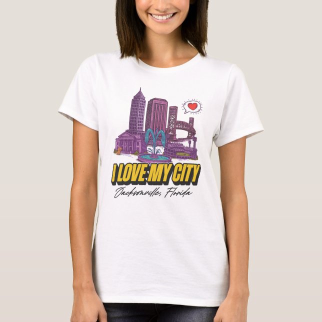 Amo La Camiseta De Mi Ciudad (Luz) (Anverso)