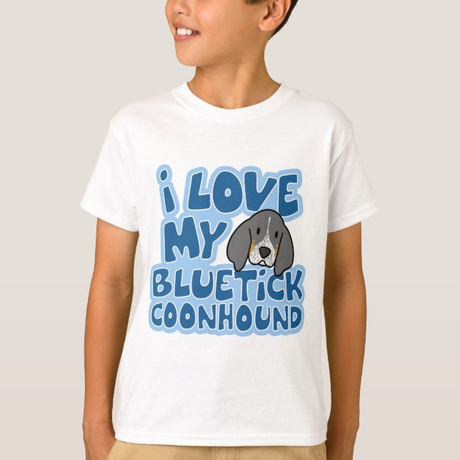 Amo la camiseta de mi de Bluetick niño del (Anverso)