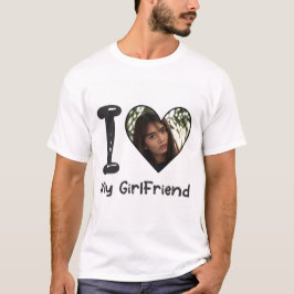 Amo la camiseta de mi novia Personalizado
