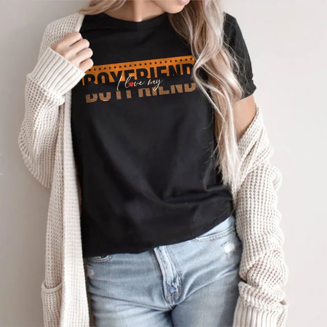 Amo la camiseta de mi novio, San Valentín Regalo (Subido por el creador)