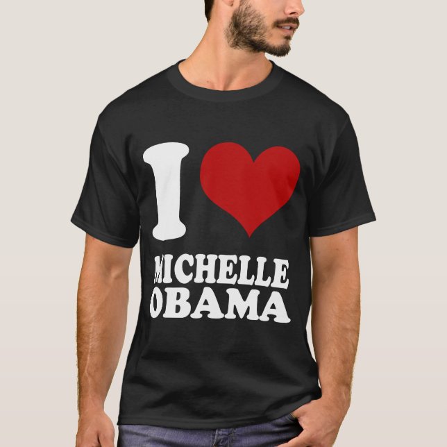 Amo la camiseta de Michell Obama (Anverso)