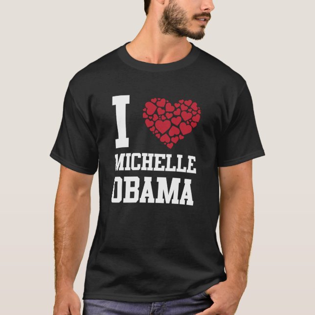 Amo la camiseta de Michelle Obama (Anverso)