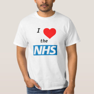Amo la camiseta de NHS