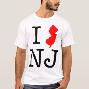 Amo la camiseta de NJ New Jersey