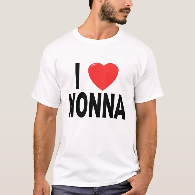 Amo la camiseta de Nonna (Anverso)