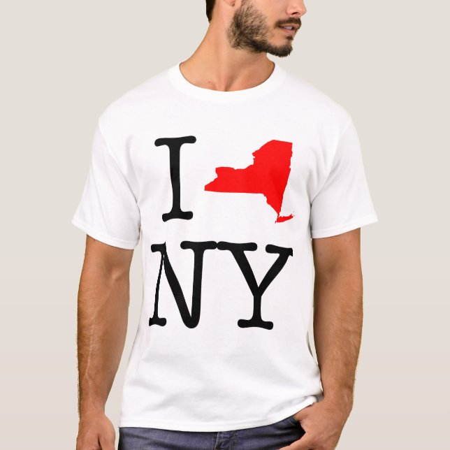 Amo la camiseta de NY Nueva York (Anverso)