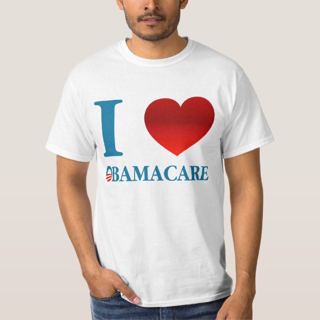 Amo la camiseta de Obamacare (Anverso)