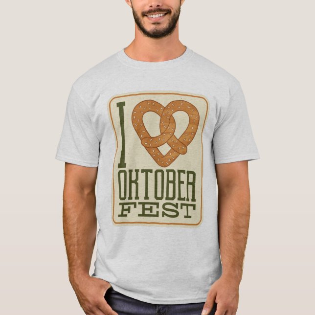 Amo la camiseta de Oktoberfest (Anverso)