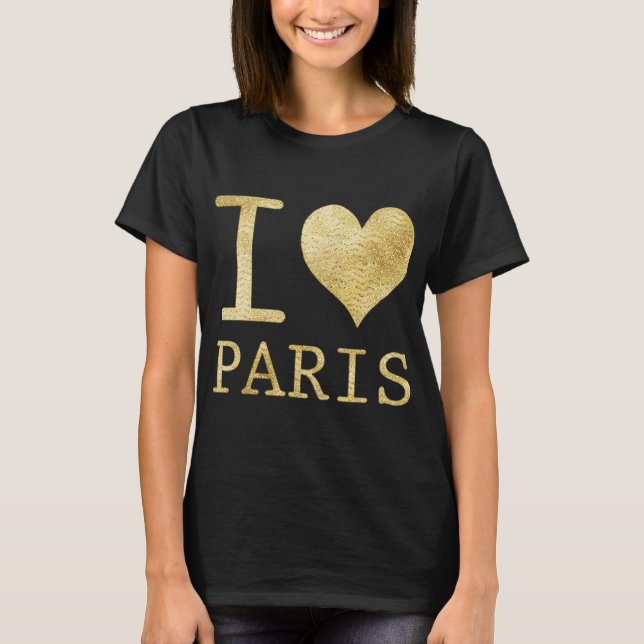 Amo la camiseta de París (Anverso)
