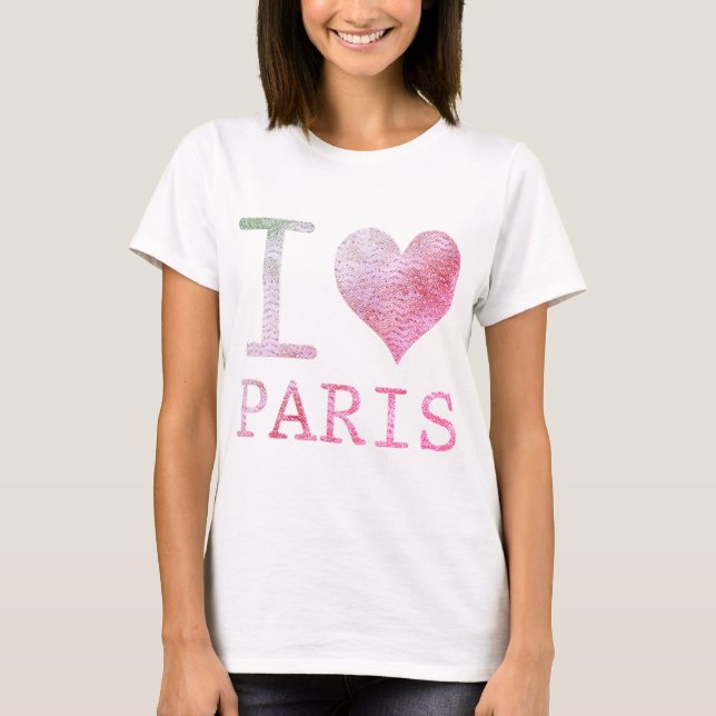 Amo la camiseta de París (Anverso)