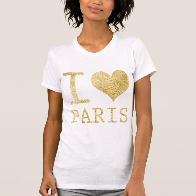 Amo la camiseta de París (Anverso)