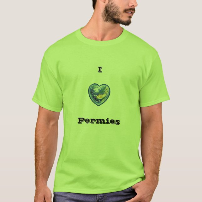Amo la camiseta de Permies (Anverso)