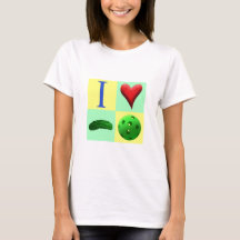 Amo la camiseta de Pickleball